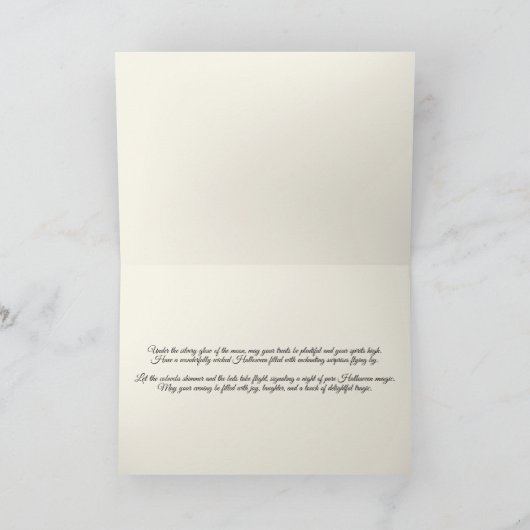 Oude school spookhuis kaart (Binnen)