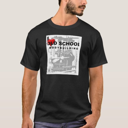 Oude school: sport pop kunst t-shirt (Voorkant)