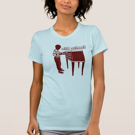 Oude school t-shirt (Voorkant)