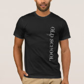 Oude school t-shirt (Voorkant)