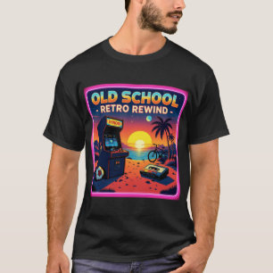 Oude school t-shirt
