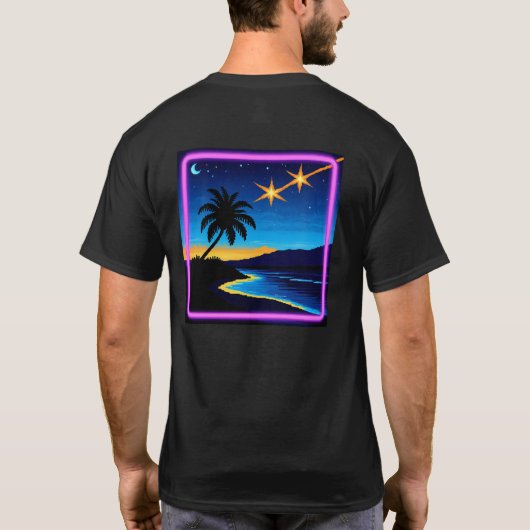 Oude school t-shirt (Achterkant)