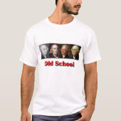 Oude school t-shirt (Voorkant)