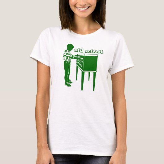 Oude school t-shirt (Voorkant)