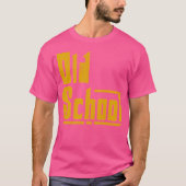 Oude school t-shirt (Voorkant)