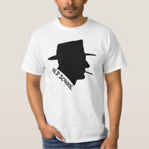 oude school t-shirt
