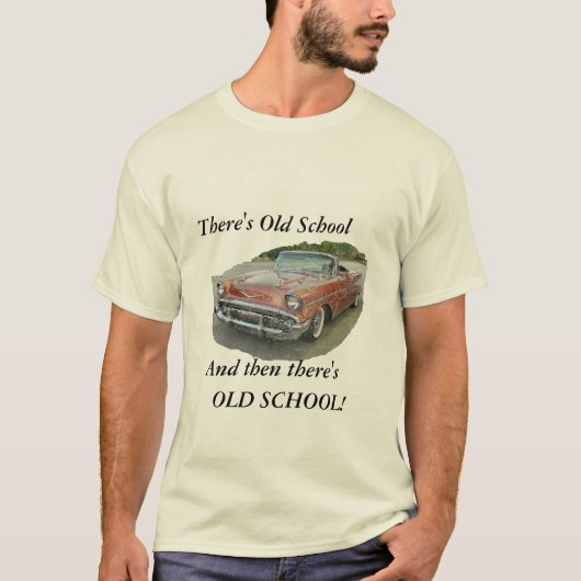 OUDE SCHOOL T-SHIRT (Voorkant)