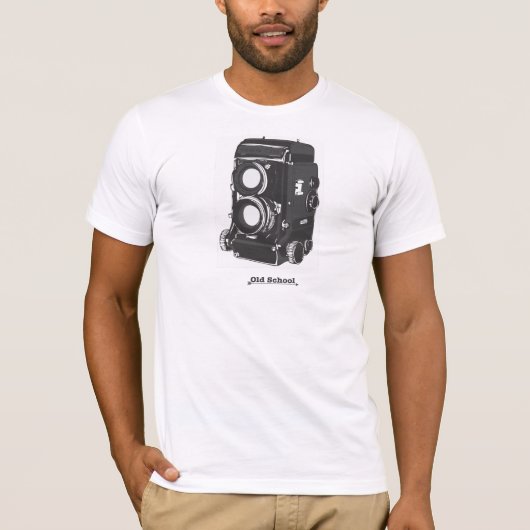 oude school t-shirt (Voorkant)