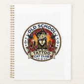 Oude School Tattoo Kat Cute Kitty Ontwerp - Oud Sc Planner (Voorkant)