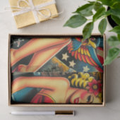  oude school tatttoo pin up tissuepapier (Geschenk)