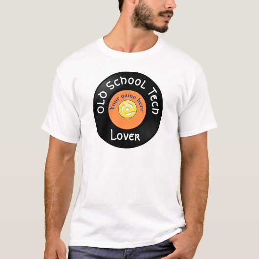 Oude school Tech Lover T-shirt (Voorkant)