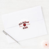 oude school toyota club ronde sticker (Envelop)