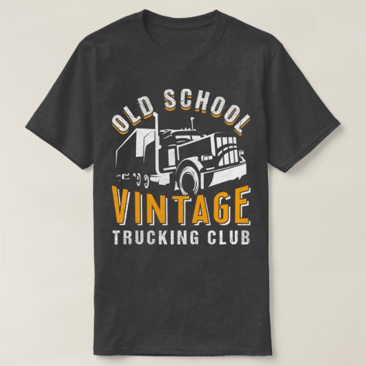 Oude School  Traucking Club 1 T-shirt (Design voorkant)