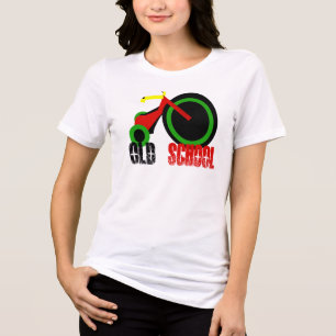 Oude school Tri-Blend shirt