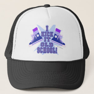 Oude school trucker pet