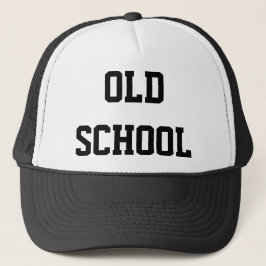 Oude school trucker pet