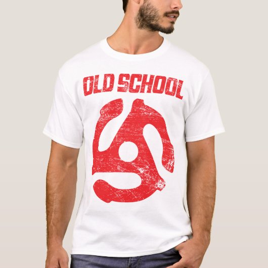 Oude school verergerd T Shirt (Voorkant)