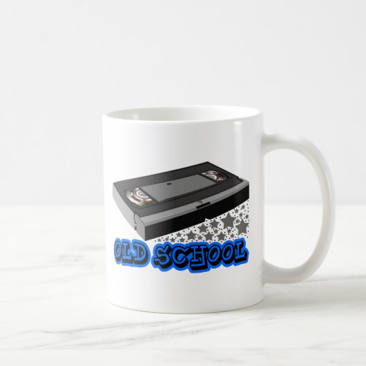 Oude school vhs koffiemok (Rechts)