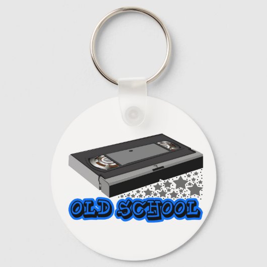 Oude school vhs sleutelhanger (Voorkant)