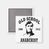 Oude School — Voltairine de Cleyre Magneet (Voorkant / Achterkant)