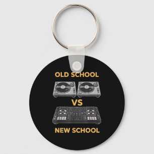 Oude school vs nieuwe school dj draaitafel vs cont sleutelhanger
