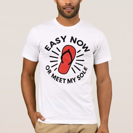 Oude School Waarschuwingshumor T-shirt (Voorkant)