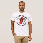 Oude School Waarschuwingshumor T-shirt (Voorkant volledig)