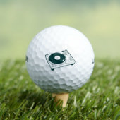 Oude School Was (Vinyl) Draaitafel Golfballen (Insitu Shirt)