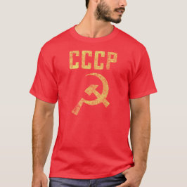 Oude School Weathered Sovjet-CCCP-Shirt T-shirt