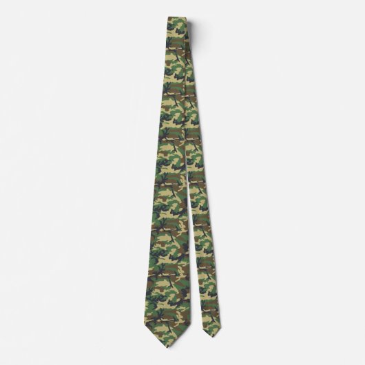 Oude School Woodland Camo Stropdas (Voorkant)