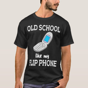 Oude school zoals mijn lippentelefoon celtechnolo t-shirt