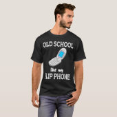 Oude school zoals mijn lippentelefoon  celtechnolo t-shirt (Voorkant volledig)