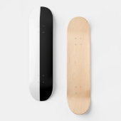 OUDE SCHOOL ZWART EN WITTE DECK SKATEBOARD (Voorkant)