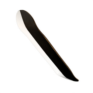 OUDE SCHOOL ZWART EN WITTE DECK SKATEBOARD