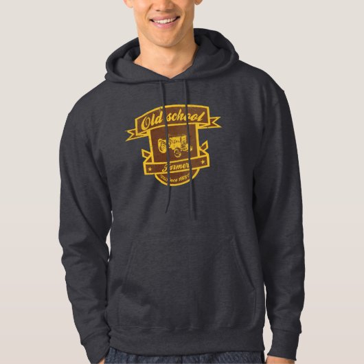 Oude schoolboer hoodie (Voorkant)