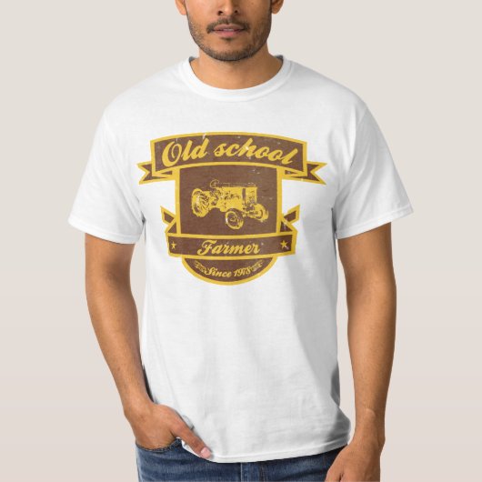 Oude schoolboer t-shirt (Voorkant)
