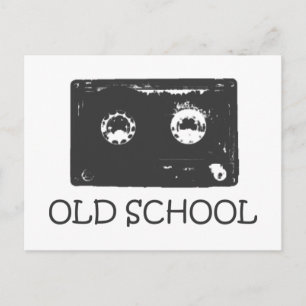 Oude schoolcassette! briefkaart