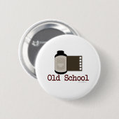Oude schoolfilmpje ronde button 5,7 cm (Voorkant /achterkant)
