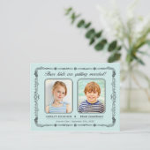 Oude schoolfoto's Sla het datum Briefkaart op | Mi (Staand voorkant)