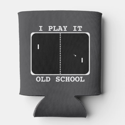 Oude schoolgamer blikjeskoeler (Achterkant)