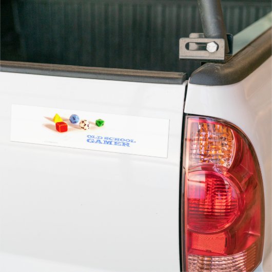 Oude schoolgamer ・ Bumpersticker (Op Truck)
