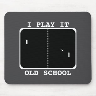 Oude schoolgamer muismat