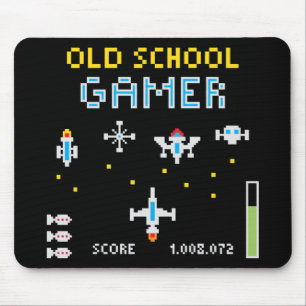 Oude schoolgamer - Stellarship - Mousepad Muismat