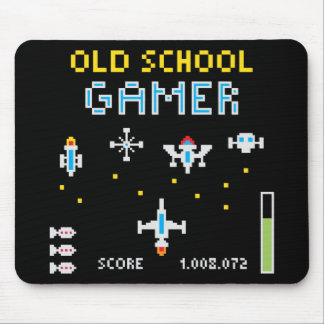 Oude schoolgamer - Stellarship - Mousepad Muismat