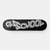 Oude schoolgraffiti skateboard (Horizontaal)