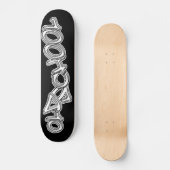 Oude schoolgraffiti skateboard (Voorkant)