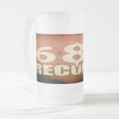 OUDE SCHOOLHIP-HOP MET NIEUWE SCHOOLREGELS MATGLAS BIERPUL (Voorkant links)