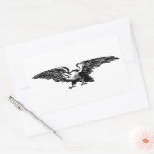 Oude schoolillustratie Kale Eagle Stickers (Envelop)