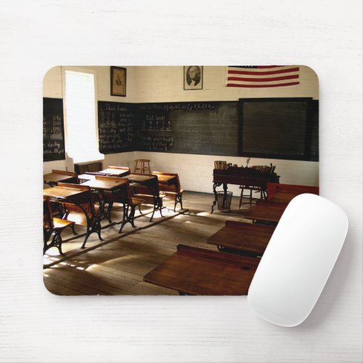 oude schoolkamer muismat (Met muis)