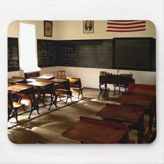 oude schoolkamer muismat (Voorkant)